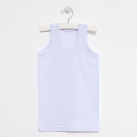 T-shirt nursery, white color, height 140-146 cm