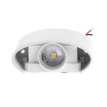 Front Farrier "Semesfer", FSD-074, 2 W, 4000K, 1 Ray, IP65, 220 V, plastic, white-5