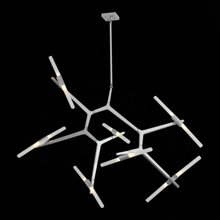 Ceiling Ceiling ST LUCE. SL947.102.14. Laconicita. 14x5 watts, G9, 40x160x73 cm, silver color-1