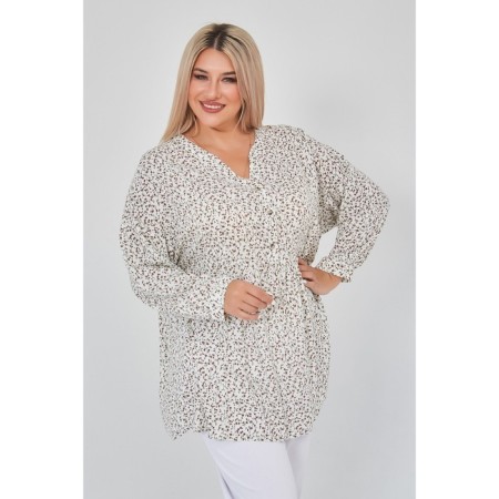 Female tunic, size 64, milk color