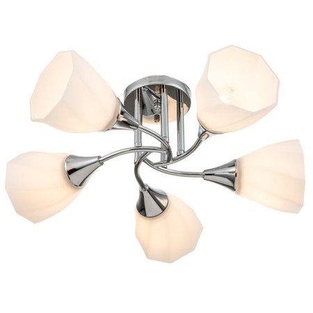 Ceiling lamp 5x40W E27, size 49x49x19 cm