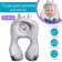 Road children's pillow "kitten" orthopedic, gray color