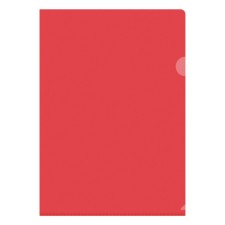 A4, 150 μm, calligrata, transparent, red folder