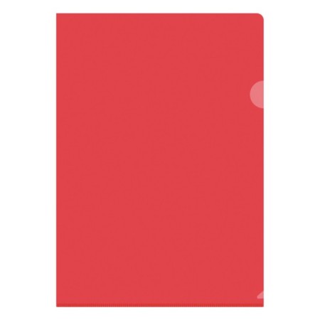 A4, 150 μm, calligrata, transparent, red folder