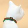 Collar + New Year's suspension "Lollipop", 30 x 1 cm, kapron, green