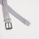 Building belt, width 2.5 cm, metal buckle, white color