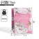 Gift laminated package, packaging, “peonies”, 7 x 10 x 7 cm
