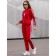 Female ishoi is a suit, size 44, burgundy color