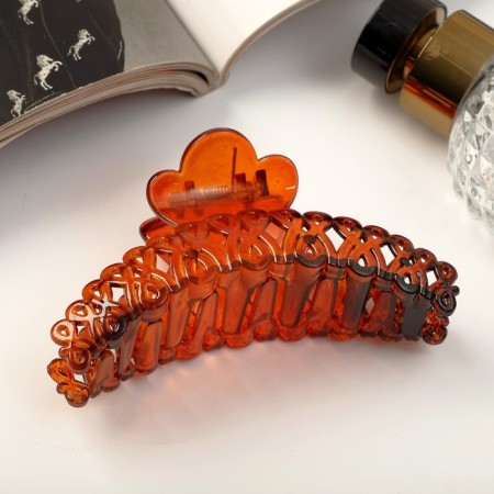 Hair crab "gloss" loops mini, 9.5 cm, mix