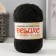 Knitting yarn "Deluxe" 100% polypropylene 140m/50g set 2 pcs - black