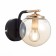 Wall lamp EVOLUCE. Sle106901-01. Literno. 1x40 W, E14, 13x15 cm, black color