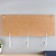 Decorative wood hooks "Heart with the inscription LOVE" 23x40x4.5 cm