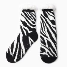 Women's socks with fur inside the 