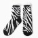 Women's socks with fur inside the "zebra", the color is black, size 36-41