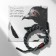 Bracelet "Japan" wicker, ornament, black and gray color