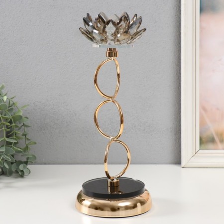 Climber Metal "Black Lotus" d = 4cm 12x12x30.5 cm-1