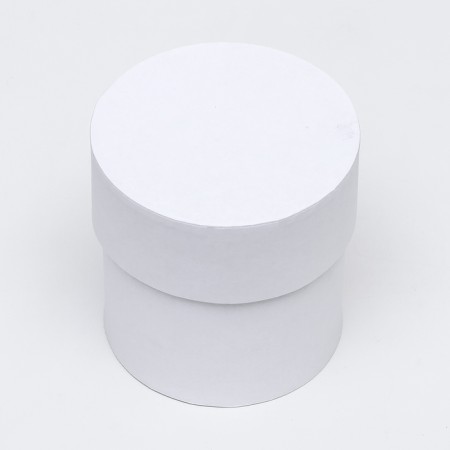 Set of round boxes 10 in 1 white, 23x23 - 13-13 cm-3