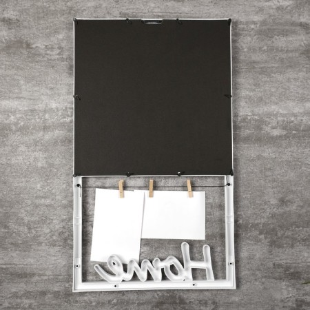 Photo frame plastic in 7 photos 10x15 cm "House" White 55.5x33 cm-4