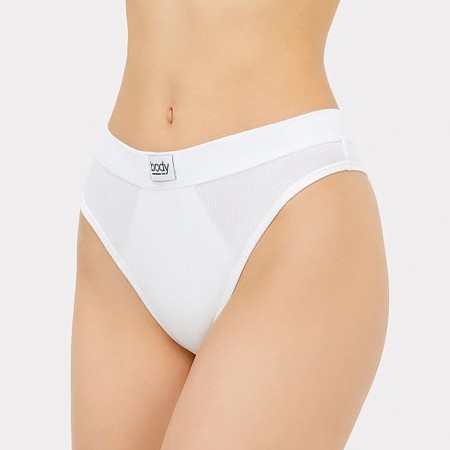 Panties female Braziliana, white color, size 50 (xl)