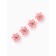 Hair bow 2 pcs, Krabi "Milot", 8 x 12.5 cm