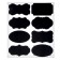 The stickers are waterproof, a set of sheets is 5 pcs., Cretaceous marker, size 1 stickers - 87 × 50 mm