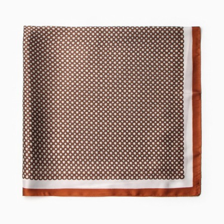 Women's scarf minku 70*70 cm, coffee-2