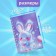 Notebook Gift Book on the crest 80l, line, color block, PVC Bun 3D cover (17.6x13.5cm) 105