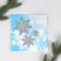 Paper napkins "Snowflakes", 33x33 cm, set 12 pcs.