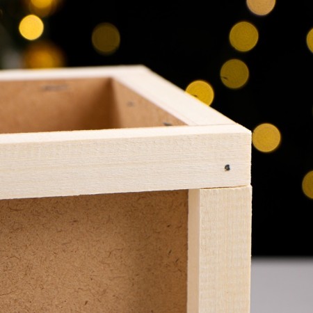 Gift box "Banderah" Wooden with nails and rope 20 × 16 × 15 cm-4