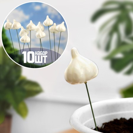 Set of plugs "Garlic" 10pcs, 3cm, length 25cm