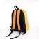 Youth backpack from lightning textiles, external pocket, orange color