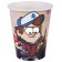 Paper glass "Happy Birthday!", 250 ml, gravity farz