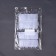 Box for storing trifles, 3.5 × 3.5 × 1.8 cm, the color is transparent