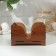 Wooden wiper "walnut", without engraving, with napkins, brown color