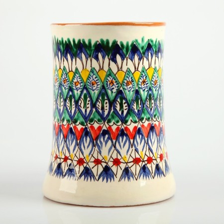 Rishtan ceramics mug "Disor", 500 ml, blue mix-5