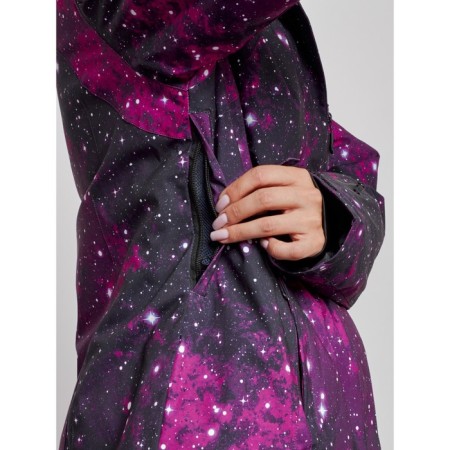 Ski costume female winter, size 56, burgundy color-6