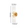 Wall lamp Radiales 120 mm, 135 mm, E14 80W