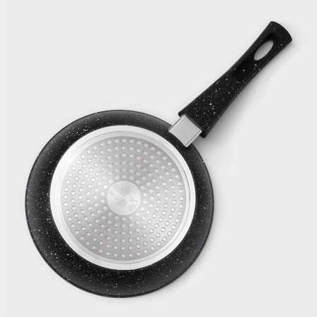 Fogging pan Magistro Dark, D = 20 cm, removable handle Soft-Touch, anti-stick coating, induction, black color-9