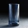 Glass glass Elysia, 450 ml, blue color
