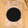 Linen gum, 20 mm, 20 m, black color