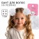 Bant for hair on elastic band, white, 2 pieces, 7 cm, cats aristocrats