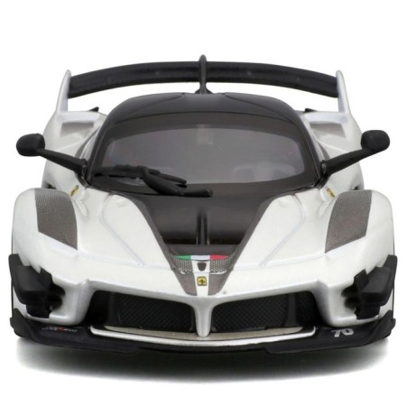 Racing machine BBURAGO Ferrari FXX-Ko 2017, Die-Cast, 1:43, white color-7