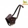 Muzzle of pressed leather adjustable, No. 4, DN 8.8 cm, OM 29-35 cm, brown