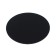 Magnetic holders plate, Torso, D 3 cm, self -adhesive, black