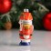 Christmas tree toy "Nutcracker", porcelain,