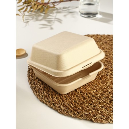 Lunch - boxing for gento - cake and burger of Dolyan, 450 ml, non -proceeding lid, sugar reed-2