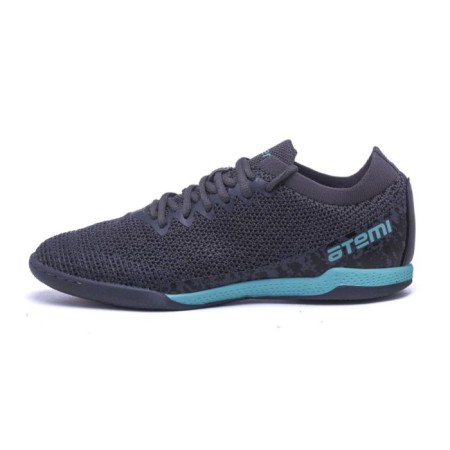 Beats football ATEMI SBA-003 Indoor, gray/turquoise, size 45-4