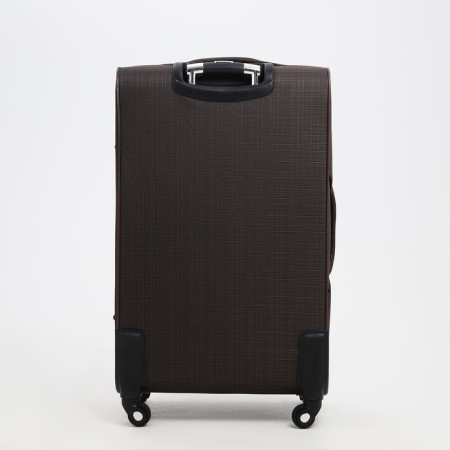 Big suitcase 28 ", a lightning department, code castle, 4 wheels, 2 outer pockets, brown color-6