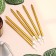Candles in the cake "Royce", 6 pcs, tall, 13 cm, gold metallic