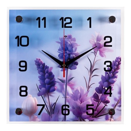 Walls wall, interior "field flowers", silent, 25 x 25 cm